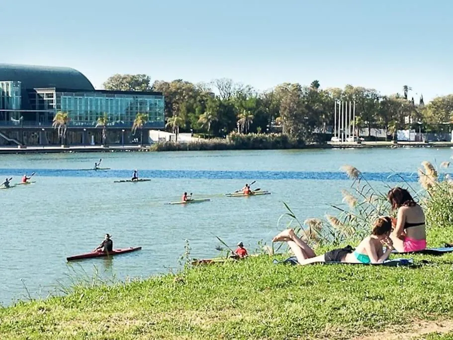 شقة Soleado, Familiar, Alegre Y Tranquilo A Un Paseo De La Catedral إشبيلية